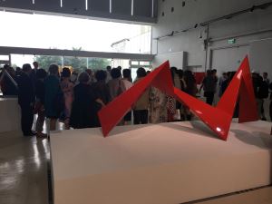 「李再鈐雕塑—九十而作展」開幕式